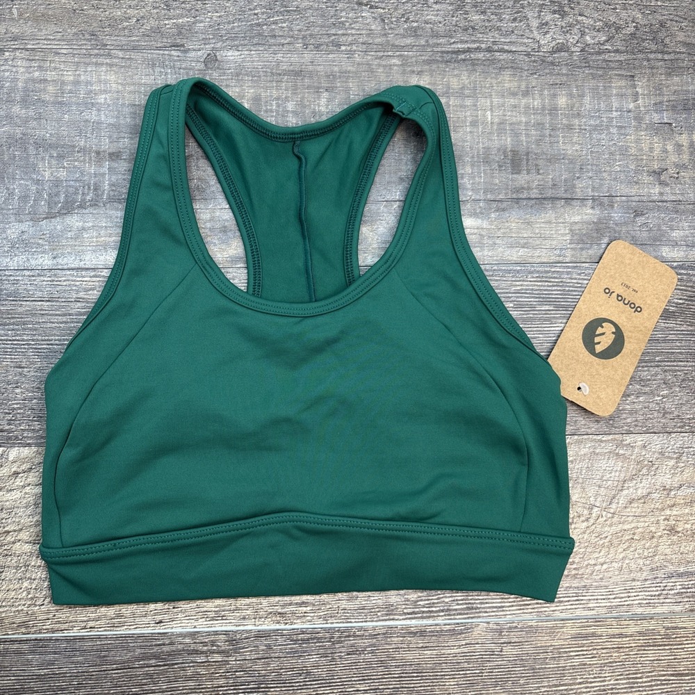 Dona Jo Women's Small Racerback Sports Bra‎ Galapagos Pickleball Tennis NEW